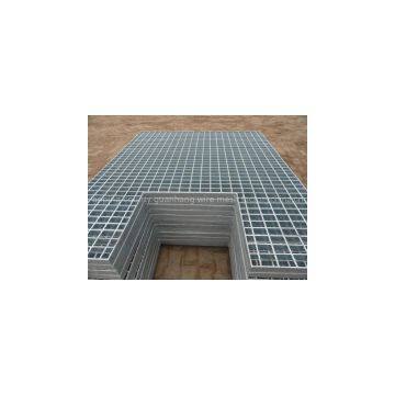 Lattice steel plate/ galvanized steel grating/ widely used as steel structure platform, steel grid fence, ladder step plate and ditch cover plate, etc