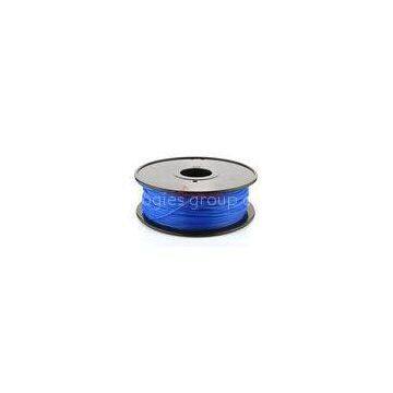 3mm / 1.75mm Blue Color 3D Printer PLA Filament , 3d printing filament materials