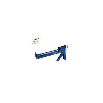 Blue 10oz A3 Steel Semicircle Silicone Caulking Gun With Rachet Push Rod