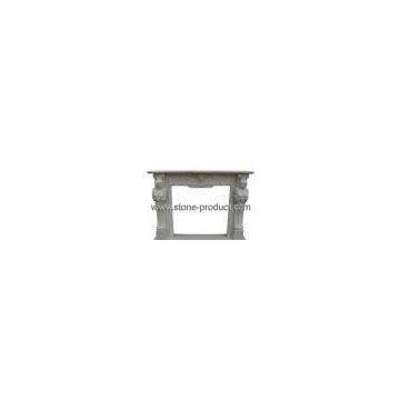 marble fireplace mantel