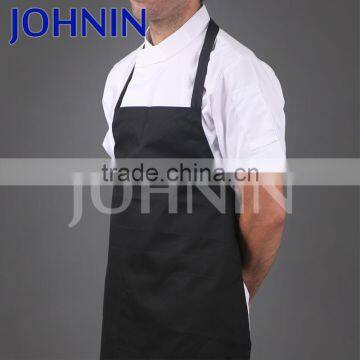 Johnin Brand Wholesale Polyester 32x30'' Custom Logo Black Apron With Pocket