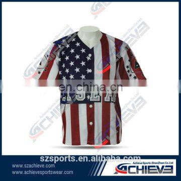 cheap wholesale 100% polyester team usa softball baseball jerseys