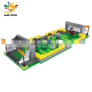 Best price 213PCS good quality plastic building soccer field D5 blocks toy