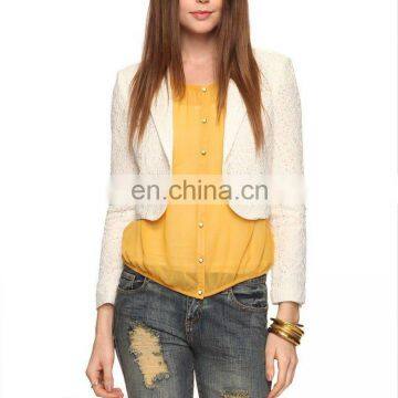 CHEFON Cropped Lace Jacket CFB0101