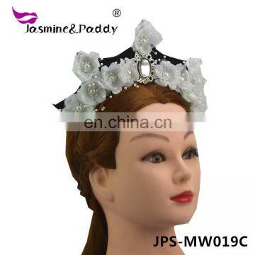 artificial princess flower headband crown