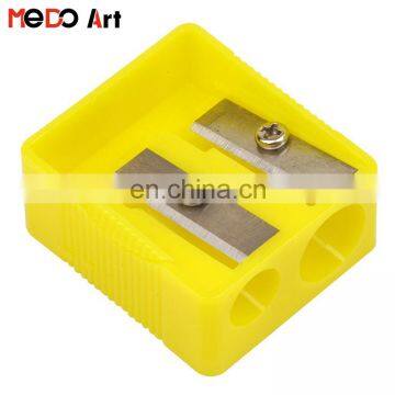 2 Hole Metal Blade Plastic Pencil Sharpener