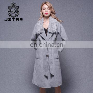 2017 Winter Style High-End Handmade Double-Sided Cashmere long Coat