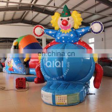 QIQI 46ft inflatable clown tunnel pillar tunnel toy/kid tunnel toy