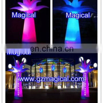 wedding party outdoor LED decorative inflatable flower tree