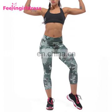 China Wholesale Fashion Camo Print High Waist Butt Lift Sexy Yoga Pants Womens