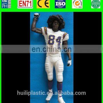 custom hockey figurine, american football action figure factory, oem resin rugby figurines