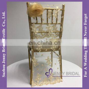 C038L cheap gold chair covers and tablecloth