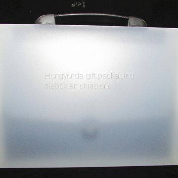 A2 Size Stationery Document Case With Handle Clear Plastic Carry Bags photo-3