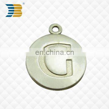 factory direct sell silver metal custom charm