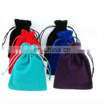 Factory OEM Small Velvet Drawstring Jewlery Pouch for Gift photo-3