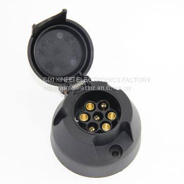 High qualiyt 7pin pvc trailer socket  for truck