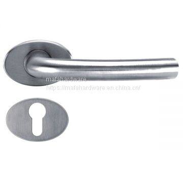 Stainless steel tube lever handle