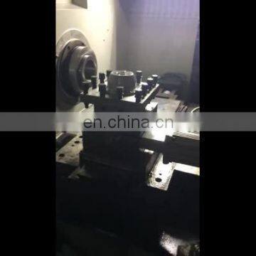 CNC Wheel Lathe Cutting Flat Bed Machine