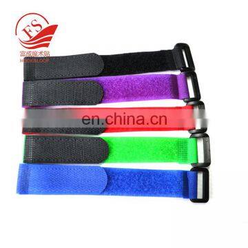 100% nylon adjustable hook loop buckle strap