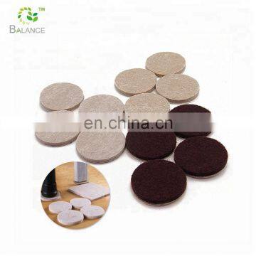 Colorful furniture leg protectors felt adhesive pads in various sizes