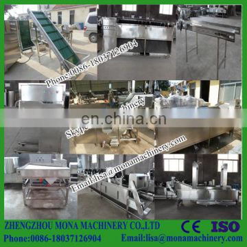 output 30- 1000 kg/h electric potato chips making machine frozen french fries production line