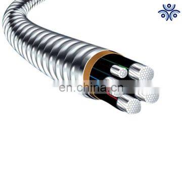 UL Certificated PVC Insulation PVC Inner Sheath Aluminum Alloy Chain Armoring MC Cable photo-6