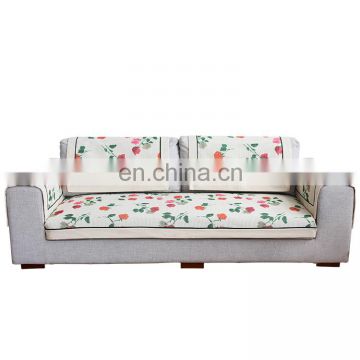 Hot sale high quality fancy roses printing cotton woven protective garden sofa covers