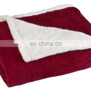Fleece Blanket OEM Super Soft 100% Polyester Flannel Winter Travel Plush Coral Fleece Blanket photo-6