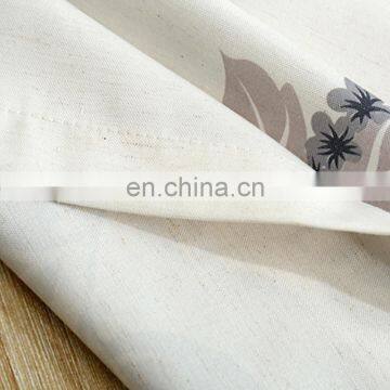 Wholesale High Quality American Rural Style Cotton and Linen Plant Printed Semi-shading Blackout Curtain photo-5