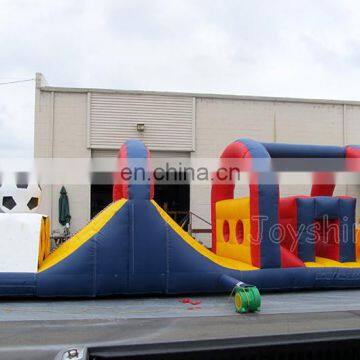 Football Theme Inflatable Obstacle Course Challenge Sports Game For Sale photo-3