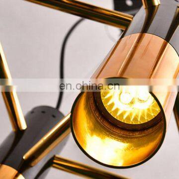 Modern Nordic Design Aluminum Gold Black Led Pendant Light photo-3