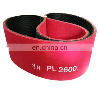 38PL2600+10mm Red Rubber Coating Multi Ribbed Belts photo-4