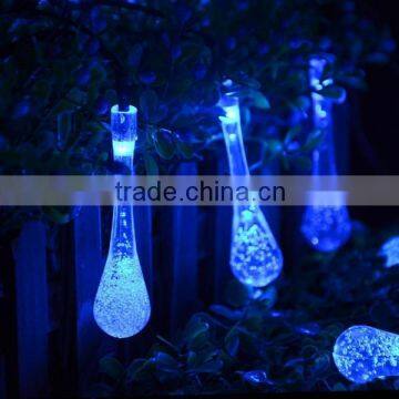 Solar Christmas Lights Water Drop HNL213S