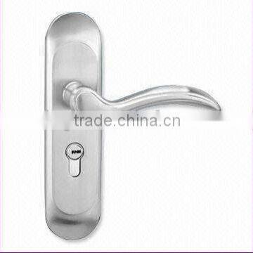 custom modern square glass patio door handles set