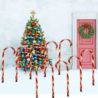 UL Listed 8 Modes Flash End-to-End Plug in Waterproof Candy Cane Fairy Stick Lights for Patio 20inch photo-4