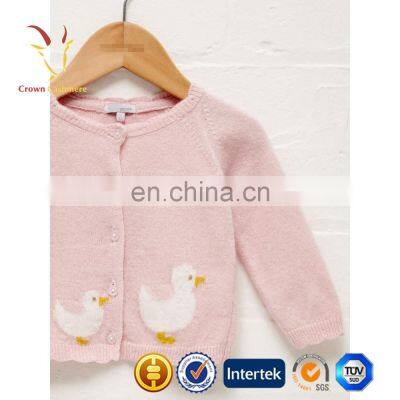 Baby Girl Pink Cardigan,Girls Knitted Cardigans photo-3