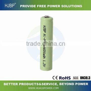 manufacturer supply hot sell for 1.2v ni-mh aaa 600mah rechargeable battery pack