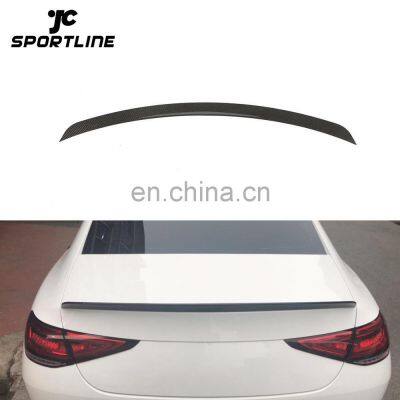 CLS-Class C257 Carbon Fiber CLS63 Rear Trunk Spoiler for Mercedes Benz CLS400 CLS550 AMG Sedan 2018