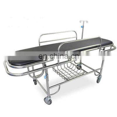 Hospital Stainless steel Ambulance Emergency Patient Transport Stretcher Patient Trolley