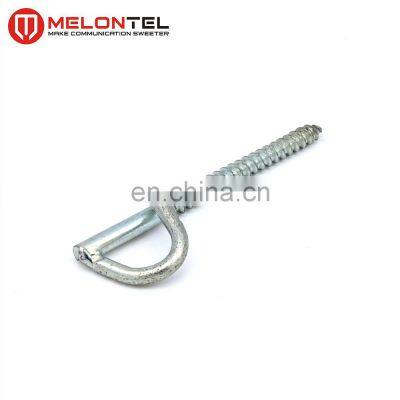 MT-1706 Fiber optic sell well optical self tapping snake P type eye screw hook with nuts and washer