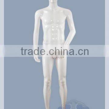 Fasion window display shiny full body male plastic mannequin