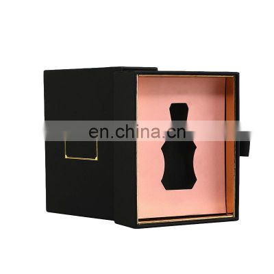 Black perfume diffuser box private label gift box cologne perfume dropper bottle packaging boxes