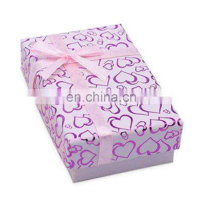 Custom Logo Cardboard Paper Box Ring Earring Necklace Earring Pendant Ring Jewelry Box photo-2
