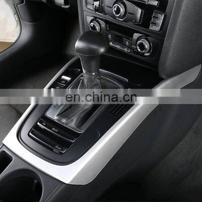 Hot sale Center Console Gear Shift Frame Decoration Cover Trim For Audi A4 B8 2009-2016 A5 ABS Car Styling Interior Modified