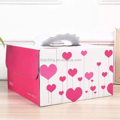 Cake packaging box with logo