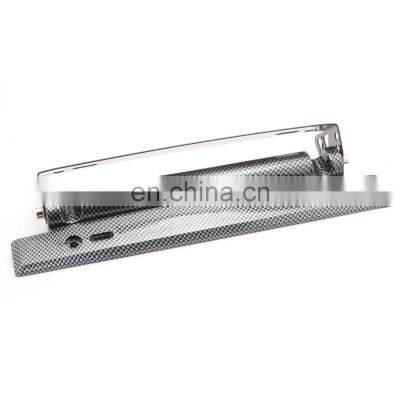 With carbon fiber look plastic number plate frame,plastic license holder