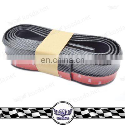Car Front Rear Bumper Lip Splitter Body Spoiler Carbon Fiber Lip Skirt Protector