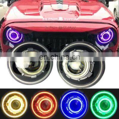 J238RGB Led Headlights for Jeep jk Headlight Led Car Lights Lantsun photo-2