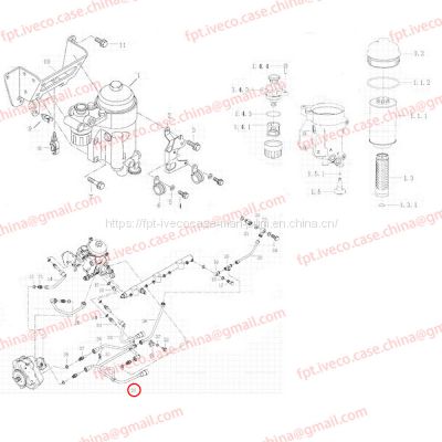 MAN D2066 Return pipe 12305-5300