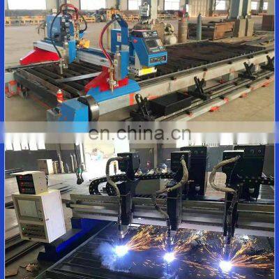 CNC Plasma Gantry Metal Cutting Cutter Machine Sheet Plate Pipe Two in One photo-3